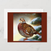 Kerstpasta 1 feestdagenkaart (Voorkant / Achterkant)