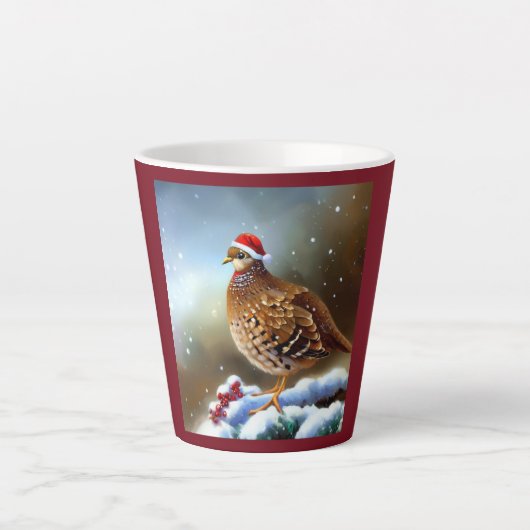 Kerstpasta 2 latte mok (Voorkant)