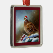 Kerstpasta 2 metalen ornament (Rechts)