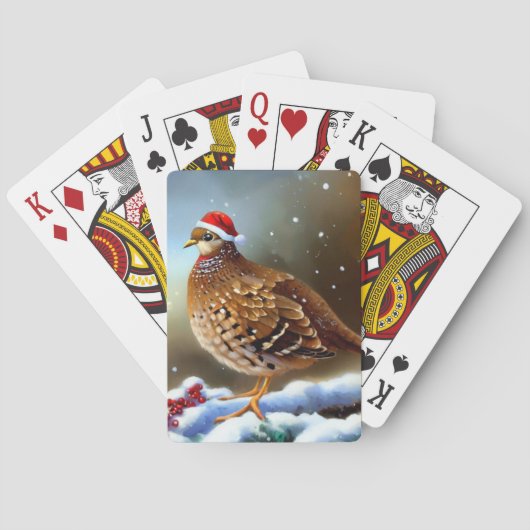 Kerstpasta (2) pokerkaarten (Achterkant)