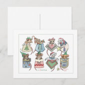 Kerstpasta Briefkaart (Voorkant / Achterkant)