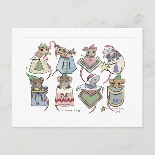 Kerstpasta Briefkaart (Voorkant)