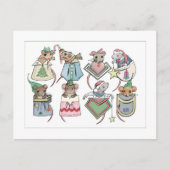 kerstpasta briefkaart (Voorkant)