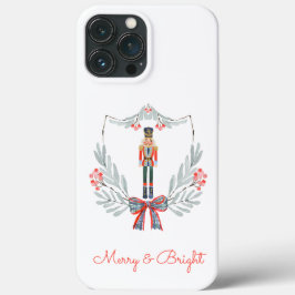 Kerstpasta Light Blue Nutcracker Holiday Case-Mate iPhone Case