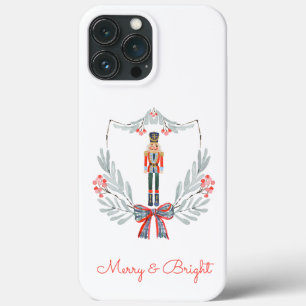 Kerstpasta Light Blue Nutcracker Holiday Case-Mate iPhone Case