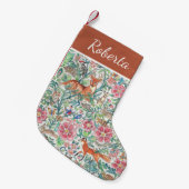 Kerstpasta Woodland Animal Forest Custom Kleine Kerstsok (Voorkant (Hangend))