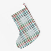 Kerstpastel gerold. Aangepast met de naam. Kleine Kerstsok (Achterkant (Hangend))