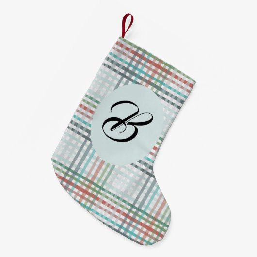 Kerstpastel gerold. Aangepast met de naam. Kleine Kerstsok (Voorkant (Hangend))