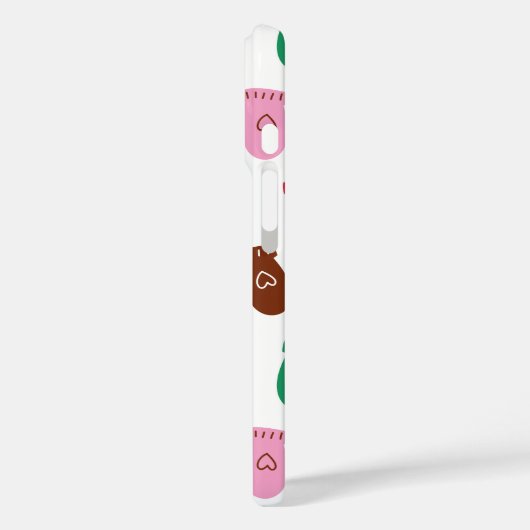 Kerstpastel Gezellige Winterhandschoenen Case-Mate iPhone Case (Achterkant / Links)