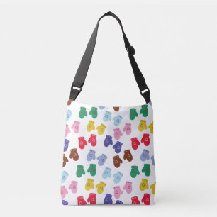 Kerstpastel Gezellige Winterhandschoenen Crossbody Tas