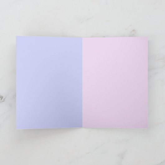 kerstpastels feestdagen kaart (Binnen)