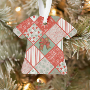 kerstpatchwork ornament