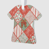 kerstpatchwork ornament (voorkant)