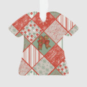 kerstpatchwork ornament (voorkant)