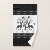 kerstpatronen bad handdoek (Handdoek)