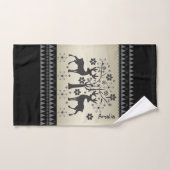 kerstpatronen bad handdoek (Handdoek)