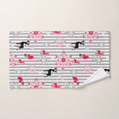 kerstpatronen bad handdoek (Handdoek)