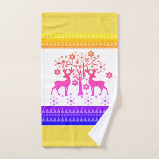 Kerstpatronen Bad Handdoek (Handdoek)