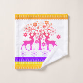 Kerstpatronen Bad Handdoek (Wasdoekje)