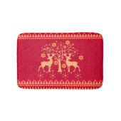 kerstpatronen badmat (Voorkant)