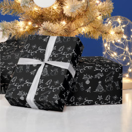 Kerstpatronen Cadeaupapier