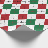 kerstpatronen cadeaupapier (Hoek)