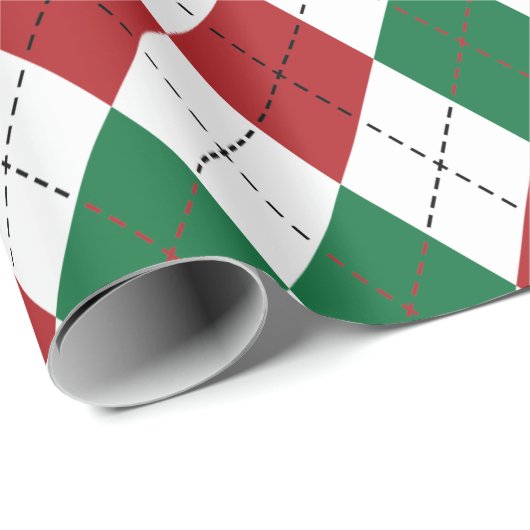 kerstpatronen cadeaupapier (Rol Hoek)