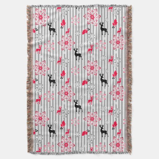 kerstpatronen deken (Voorkant Verticaal)