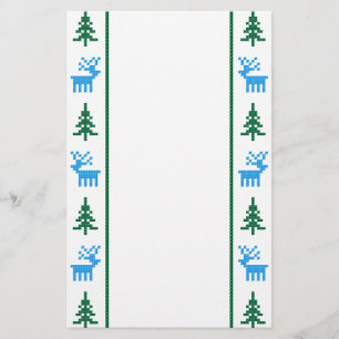 Kerstpatronen: dromen en bomen briefpapier