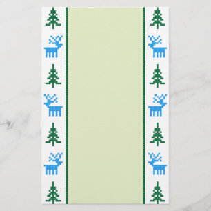 Kerstpatronen: dromen en bomen briefpapier