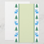 Kerstpatronen: dromen en bomen briefpapier (Voorkant / Achterkant)