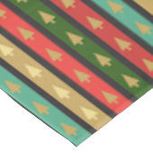 Kerstpatronen - Elegant en chique boomontwerp Tafelkleed (Gekanteld)