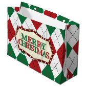 kerstpatronen groot cadeauzakje (Voorkant Gekanteld)