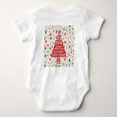 Kerstpatronen - kerstboom romper (Achterkant)