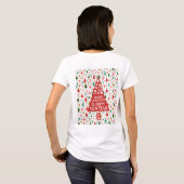 Kerstpatronen - kerstboom t-shirt (Achterkant volledig)