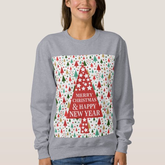 Kerstpatronen - kerstboom trui (Voorkant)