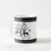 kerstpatronen koffiemok (Voorkant links)