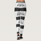 kerstpatronen leggings (Achterkant)