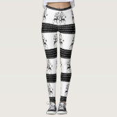 kerstpatronen leggings (Voorkant)