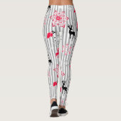 kerstpatronen leggings (Achterkant)
