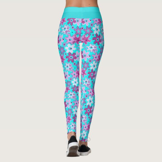kerstpatronen leggings (Achterkant)