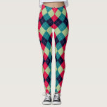 kerstpatronen met rode rode groene patronen leggings<br><div class="desc">Verkleed je wintergarderobe met deze leuke leggings van hoge kwaliteit met een rood groen en blauw geplakt argyluspatroon. Ideaal voor de feestdagen of de dagelijkse winteractiviteiten en trainingen.</div>