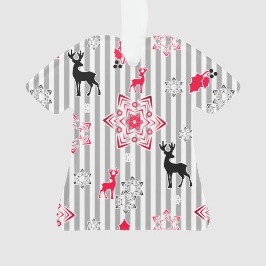 kerstpatronen ornament (voorkant)