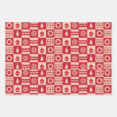 kerstpatronen Papieren vellen ompakken (Voorkant)