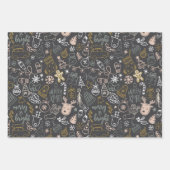 kerstpatronen Papieren vellen ompakken (Voorkant)