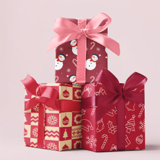 kerstpatronen Papieren vellen ompakken