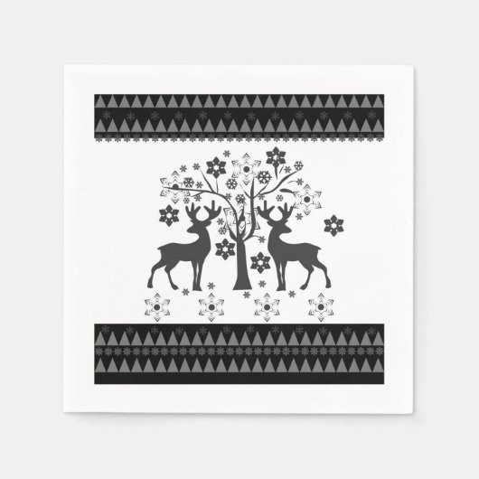 kerstpatronen servet (Voorkant)