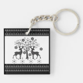 kerstpatronen sleutelhanger (Achterkant)