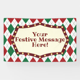 kerstpatronen spandoek