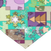 kerstpatronen tafelkleed (Gekanteld)